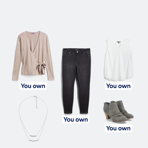 Wrap ballet Sweater by Trully Poppy Taupe comfy. - Picture 2 of 6